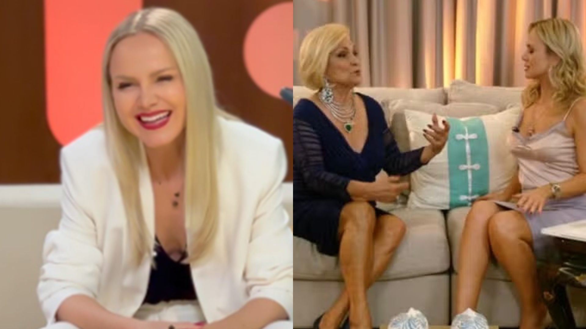 Eliana comemora sucesso na Globo e cita amizade com Hebe: “Também ganhei um sofá”