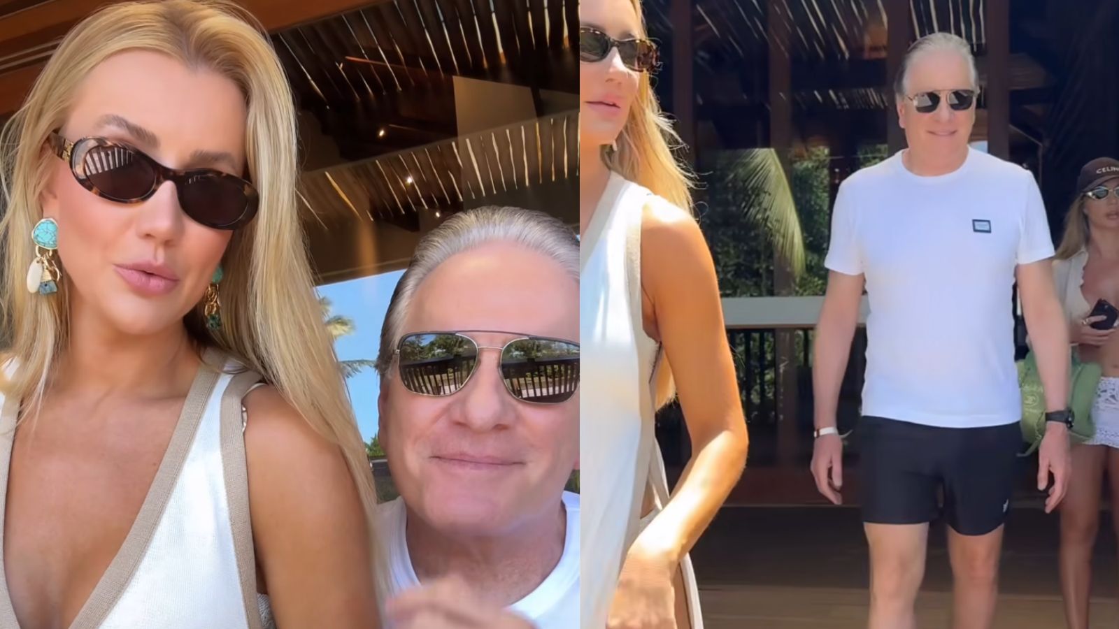 Esposa de Roberto Justus dá opinião sincera sobre físico do marido: “Desse jeito”