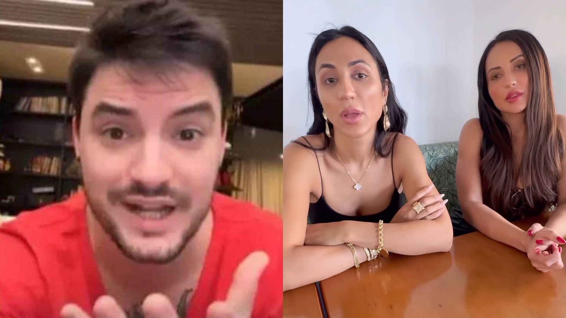 Felipe Neto se revolta após ameaças da irmã de Deolane Bezerra: “Gente louca”