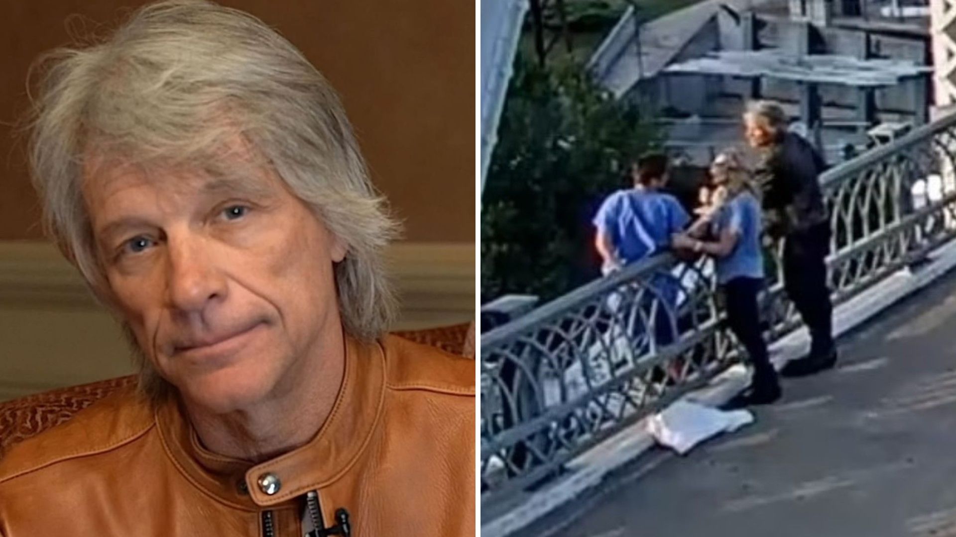 Jon Bon Jovi ajuda a salvar mulher em situação desesperadora em ponte nos EUA