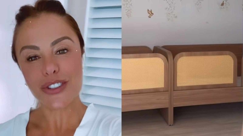 Poliana Rocha surpreende ao exibir decoração do quarto dos netos