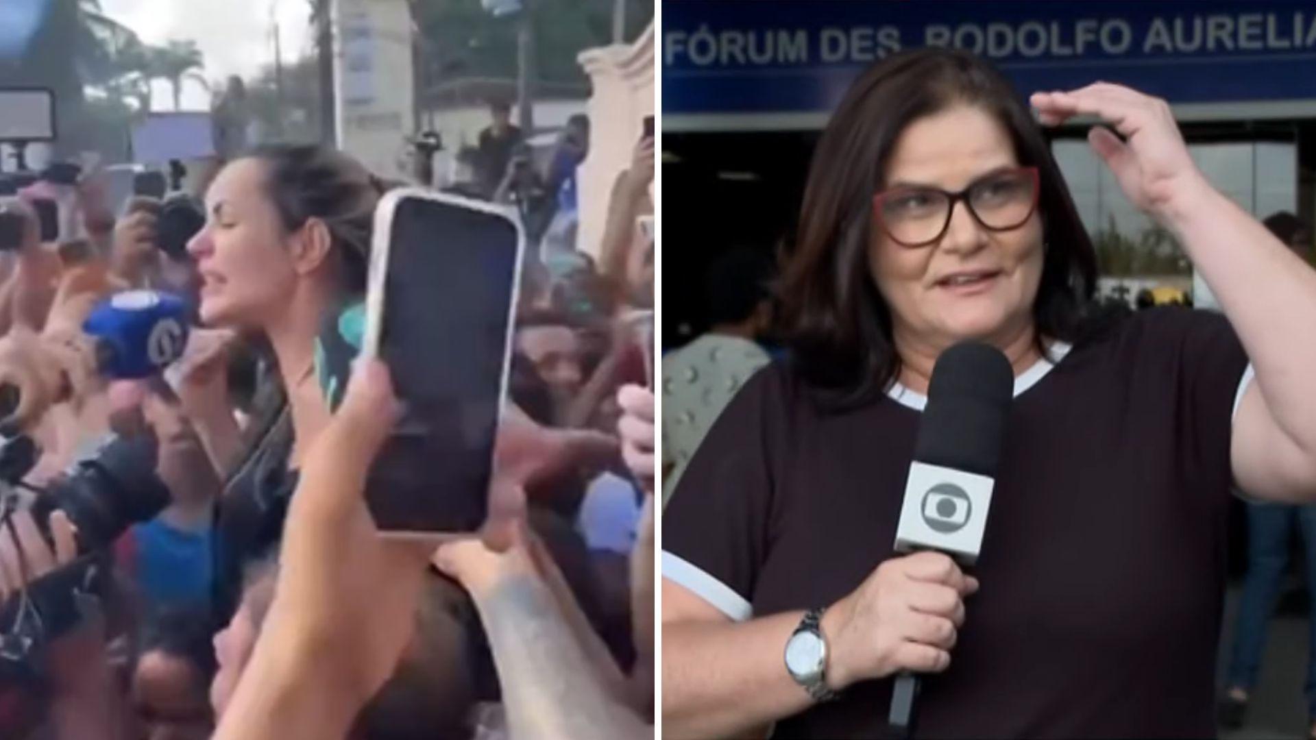 VÍDEO: Jornalista da Globo critica fãs de Deolane Bezerra na porta da prisão