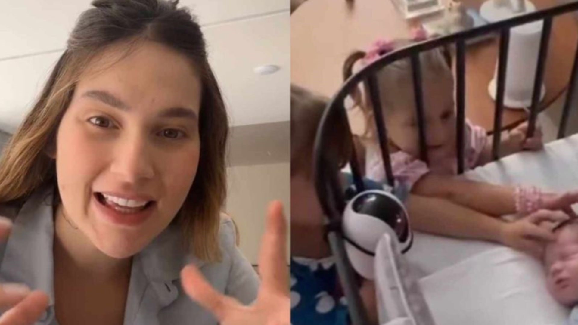 Virginia se surpreende com reação das filhas após chegada do caçula: “O dia todo”