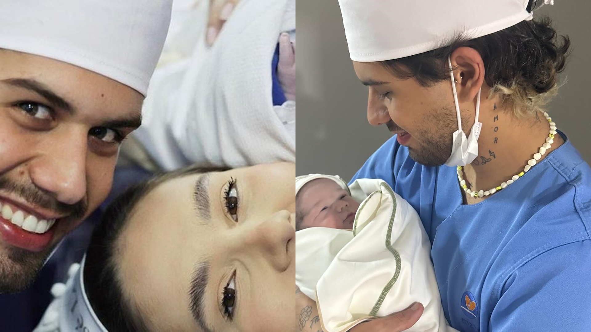 Zé Felipe se emociona após nascimento do filho: “Só consigo sentir amor e gratidão”