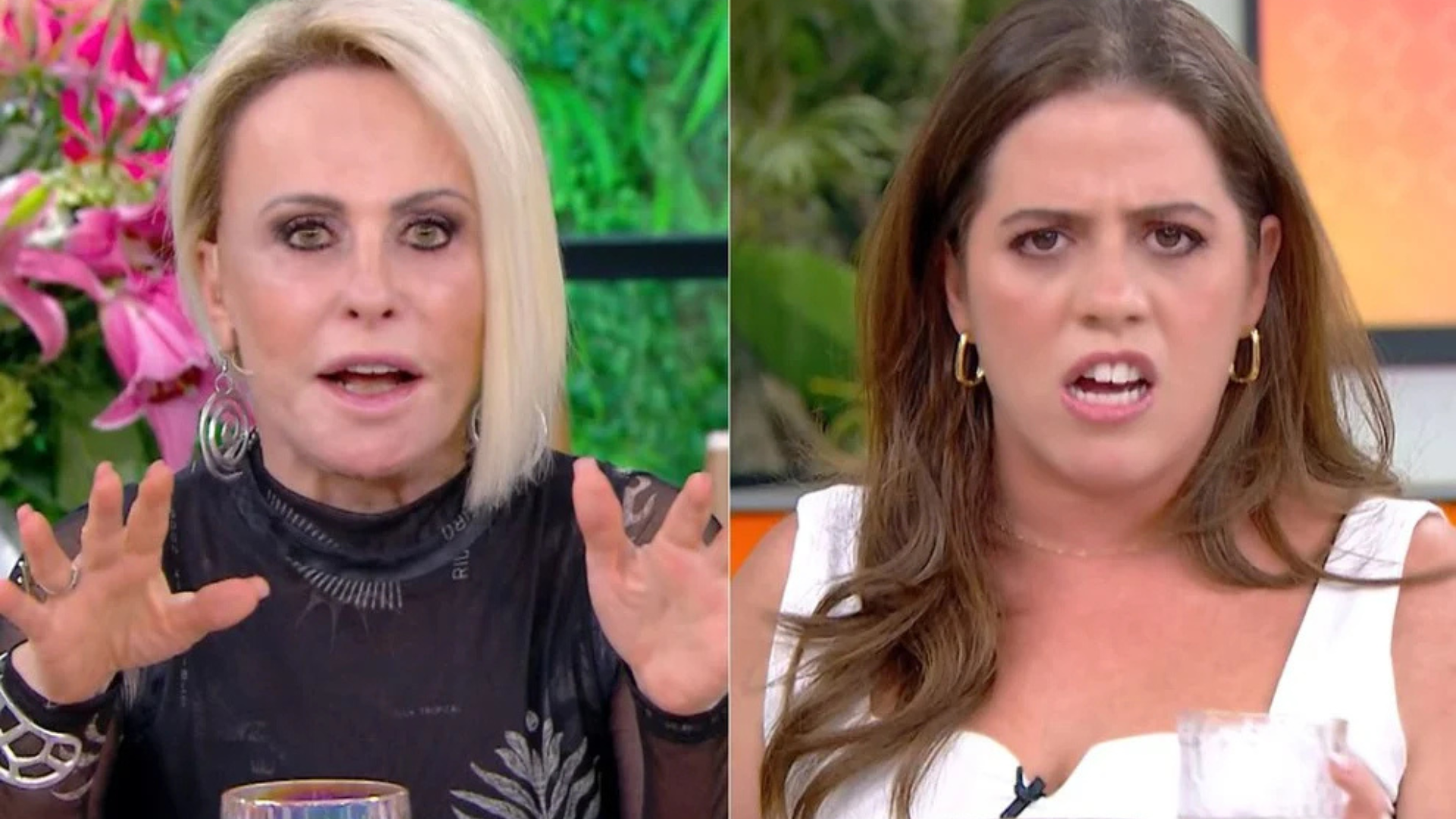 Ana Maria Braga dá corte em Tati Machado ao vivo: ‘Não é da sua conta’
