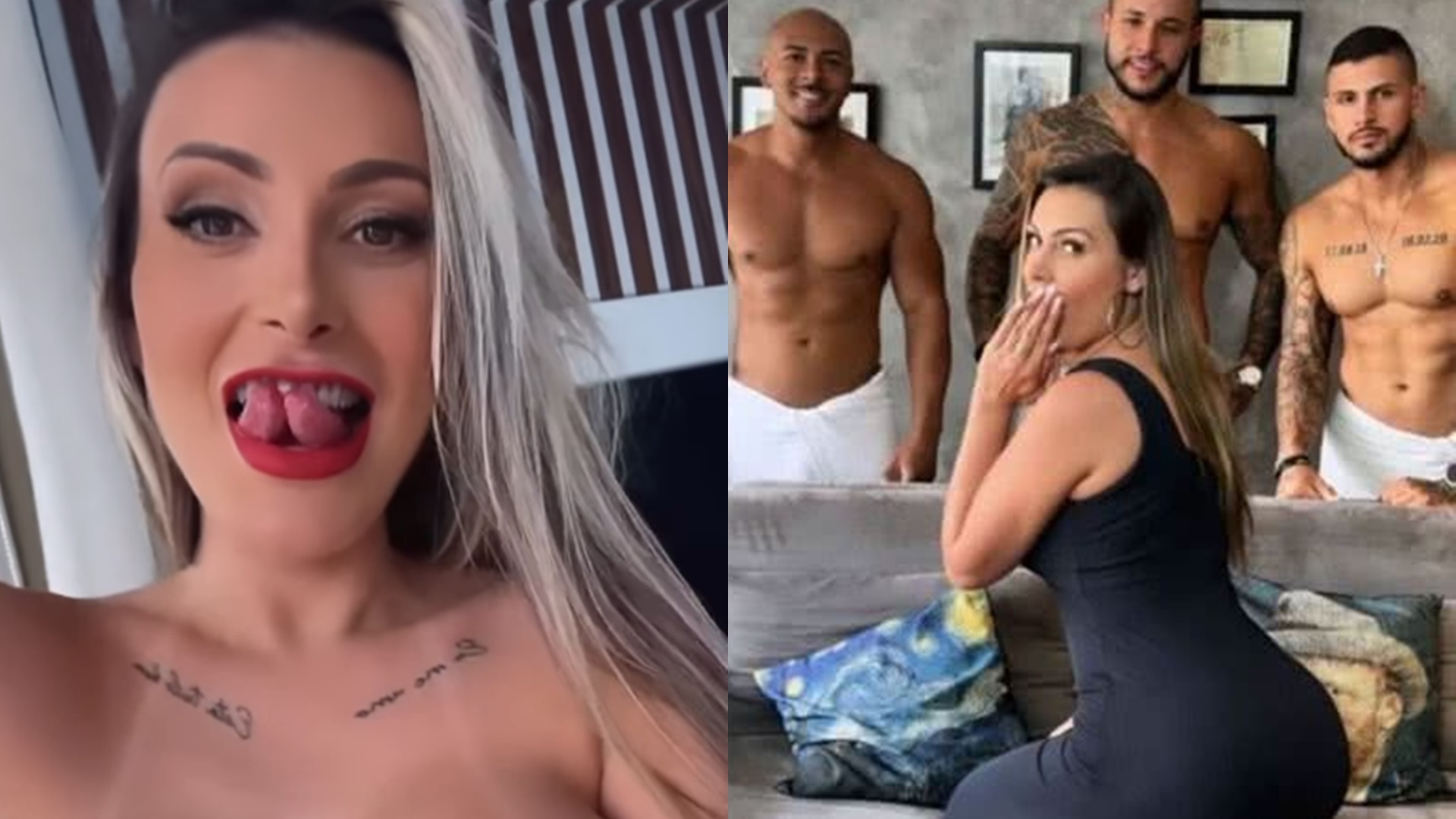 Andressa Urach atinge R$ 3 milhões com nudes e comemora: “Sai doi fundo do poço”