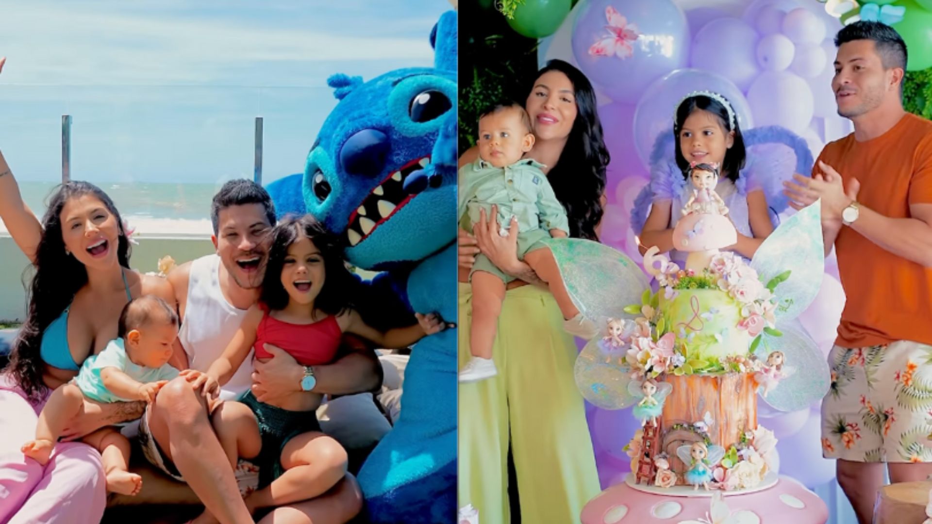 Arthur Aguiar surpreende em aniversário da filha e público faz comparação: ‘Vale mais’