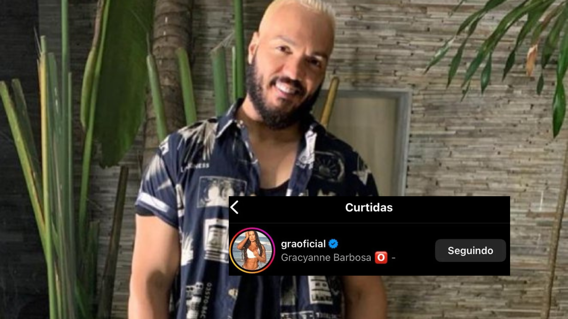 Gracyanne Barbosa curte comentário de Belo sobre “nova paixão”