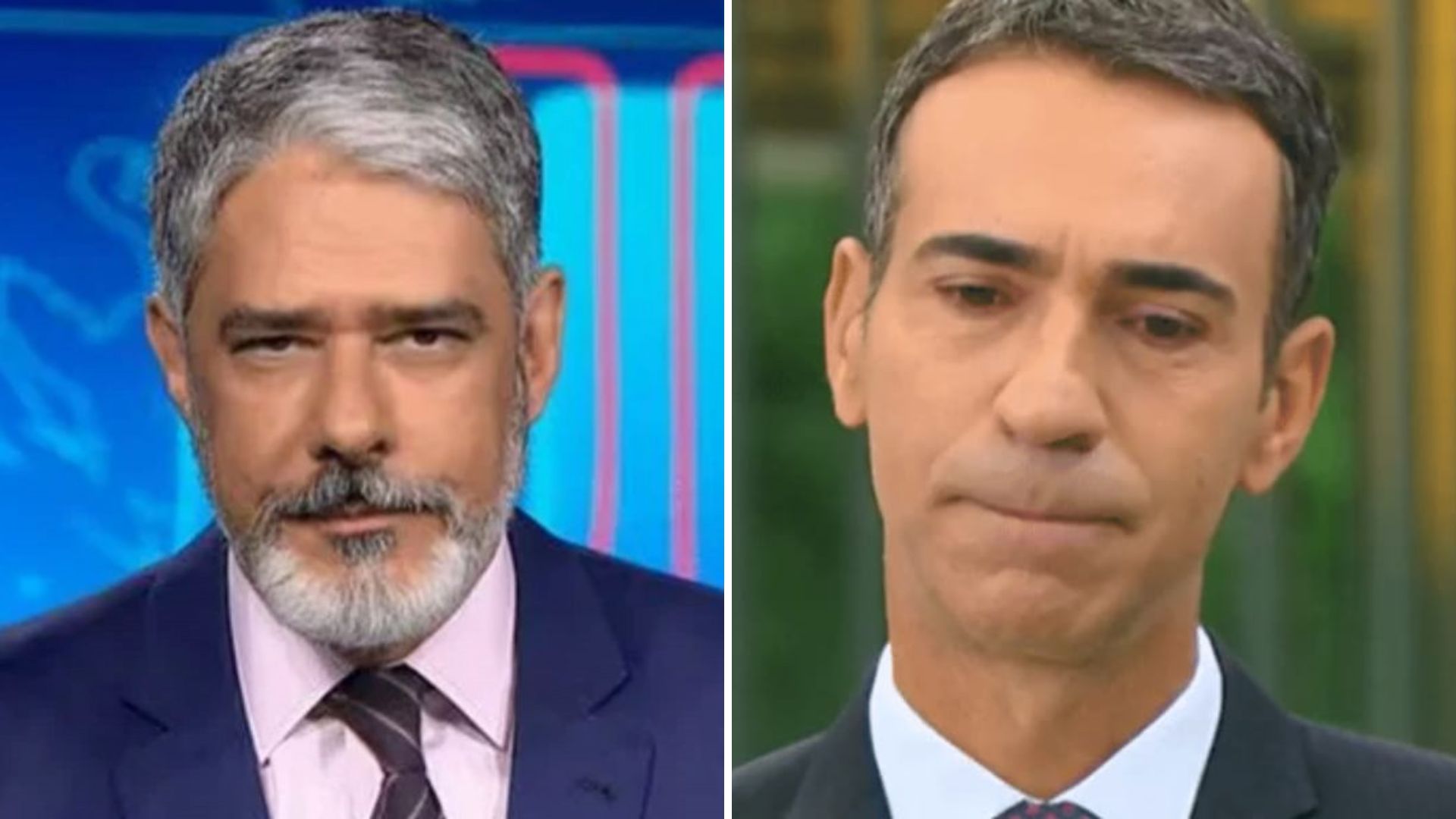 Richa? Entenda a briga de William Bonner e César Tralli nos bastidores da Globo
