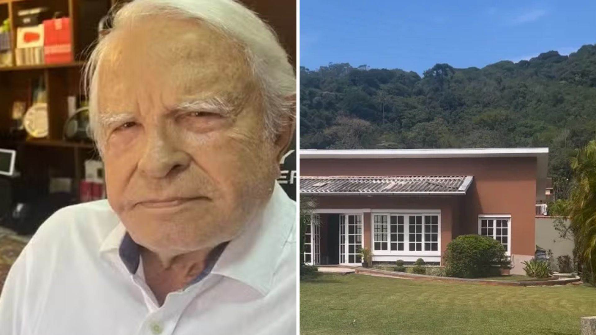 Antes da morte, Cid Moreira se mudou para casarão adaptado na Serra do Rio