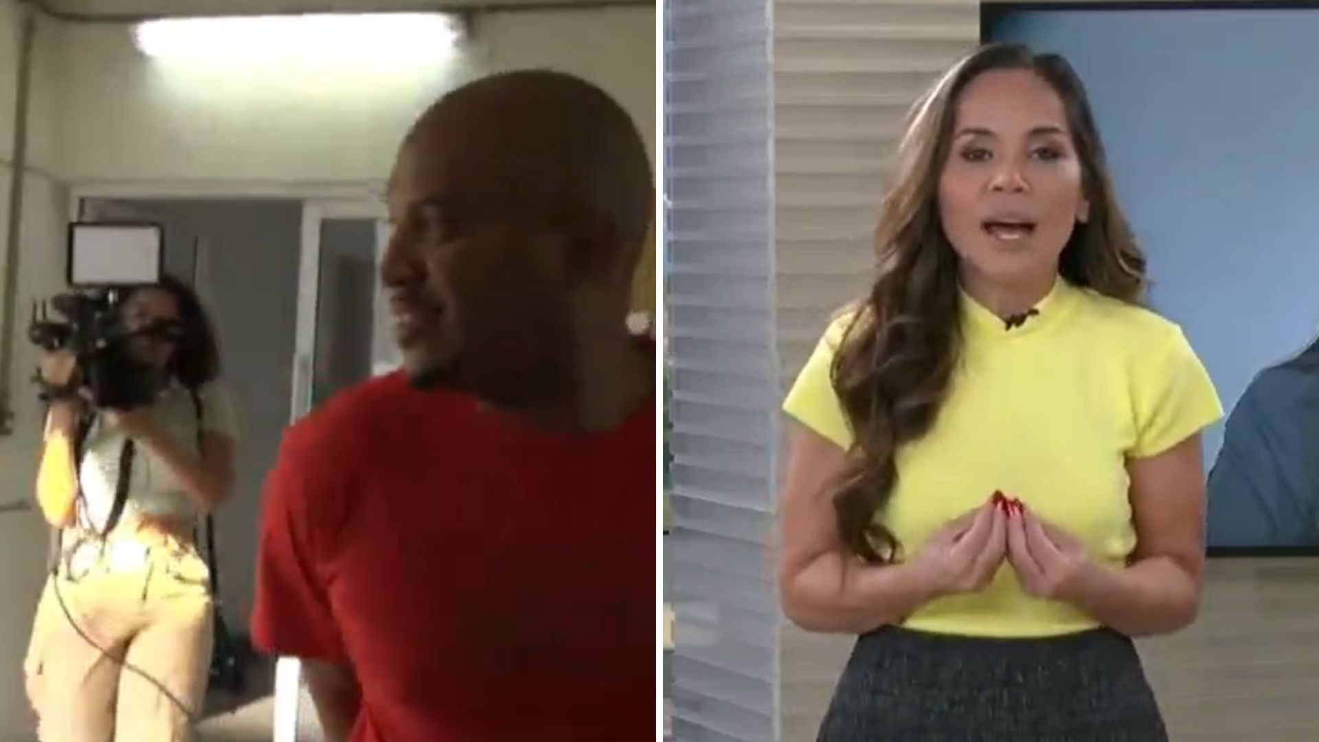 Cinegrafista da Globo sofre assédio ao vivo e jornalista descasca: ‘Esse idiota’