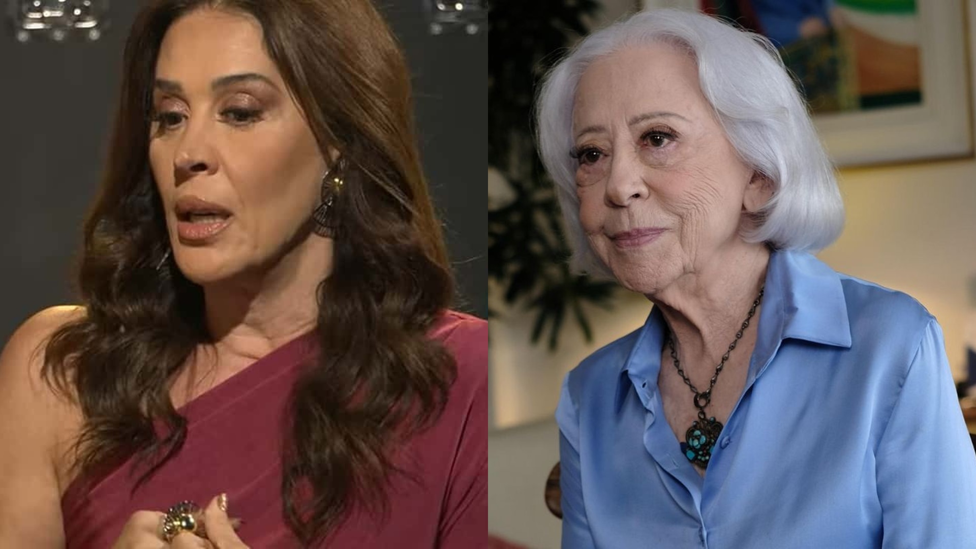 Claudia Raia expõe bronca de Fernanda Montenegro ao tentar fazer motim na Globo