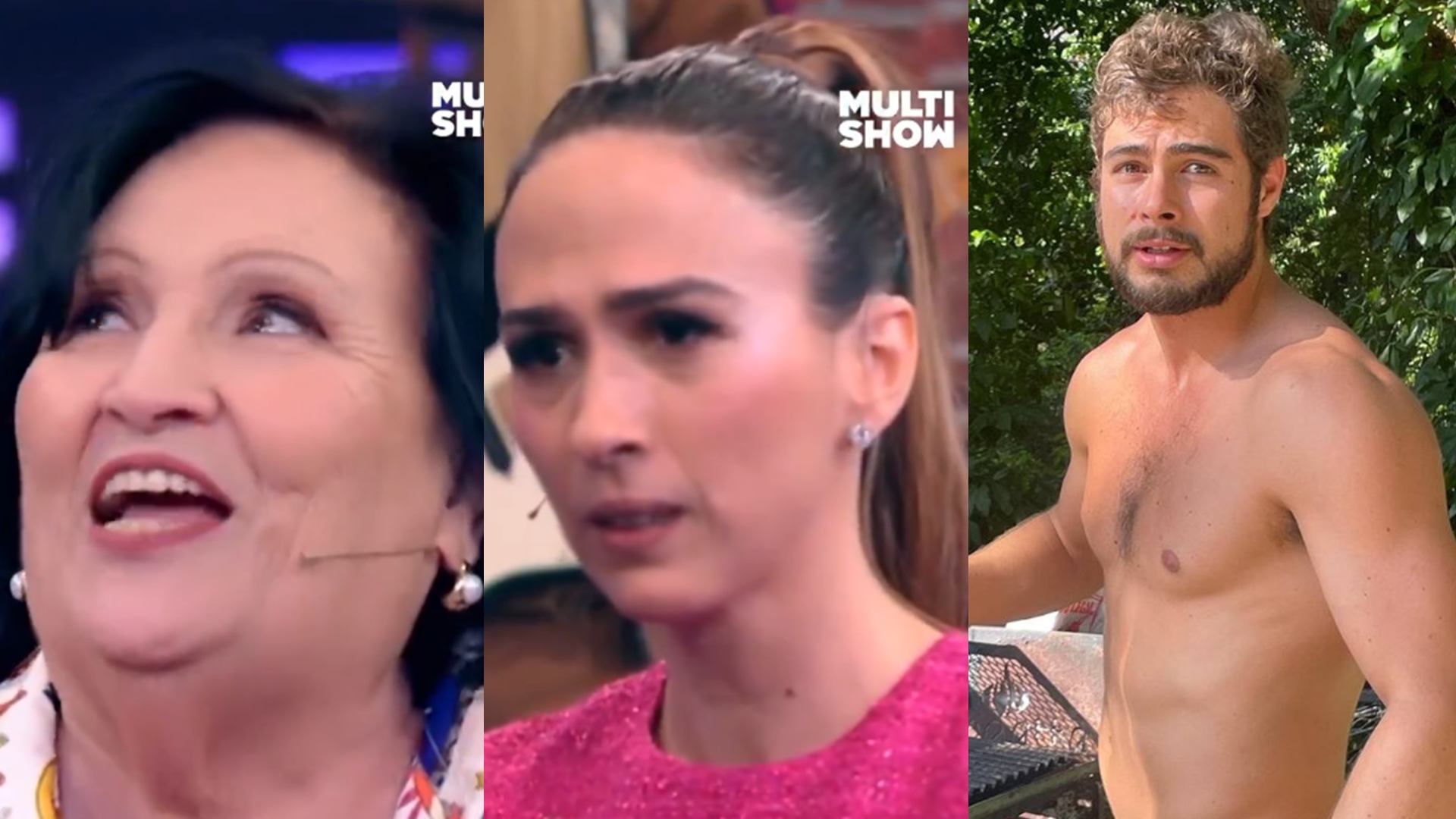 Déa Lúcia choca Tatá Werneck ao falar desejo sobre Rafa Vitti: ‘Marido gostoso’
