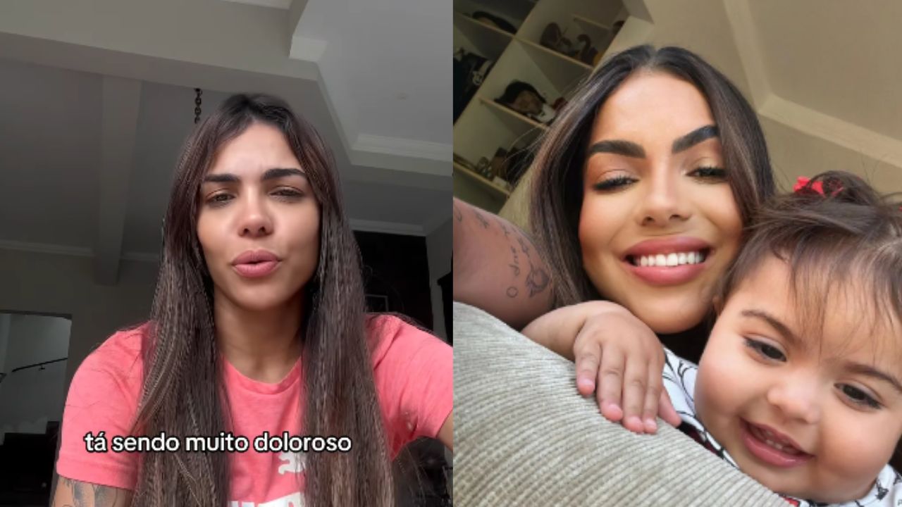Tays Reis faz desabafo sobre adaptação de filha na escola: “Nada está funcionando”