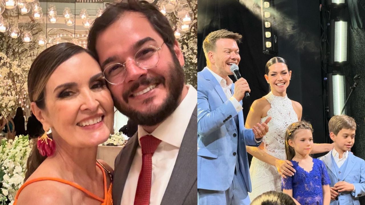 Fátima Bernardes mostra bastidores de festa de Michel Teló e Thais Fersoza: ‘Lindo’