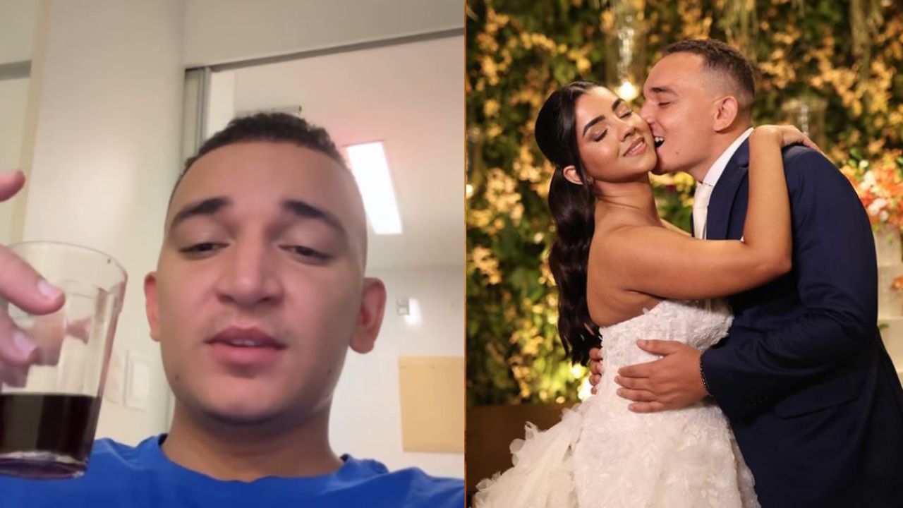 João Gomes surge sem aliança 1 dia após casamento: ‘Não deu’