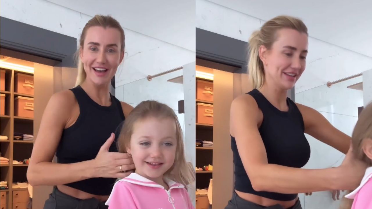 Ana Paula Siebert fala sobre ansiedade da filha e fala de momento especial: ‘Animada’
