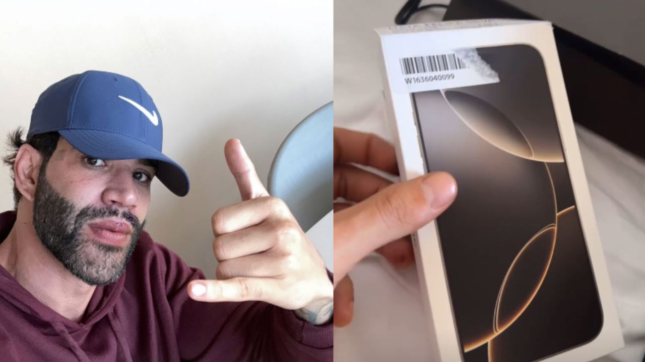 Depois de expor celular quebrado, Gusttavo Lima ganha novo aparelho de fã