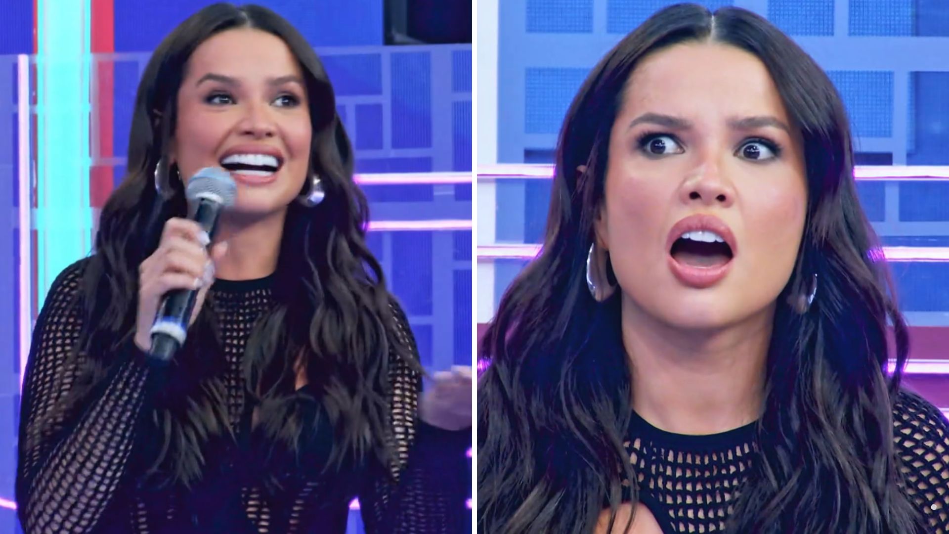 ‘Eu tô tremendo!’: Juliette Freire reencontra amiga de infância no Caldeirão