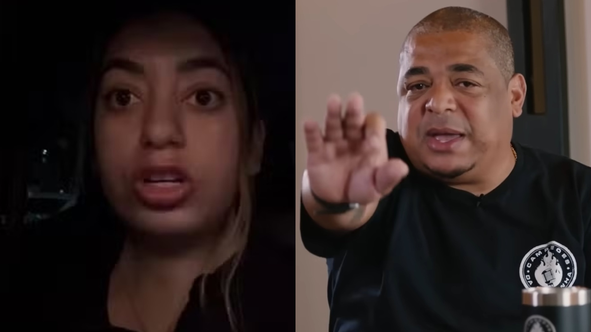 Filha de Vampeta ataca ex-jogador após polêmica de pensão: ‘Nunca foi um bom pai’