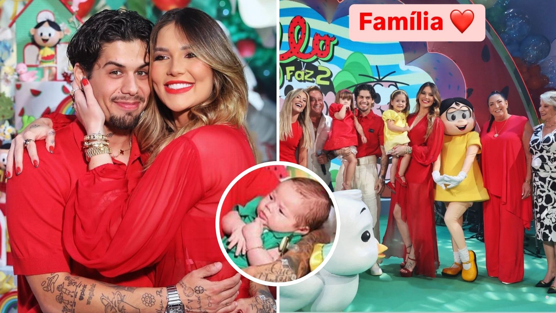 Filho caçula de Virginia e Zé Felipe some de festa da irmã: entenda motivo