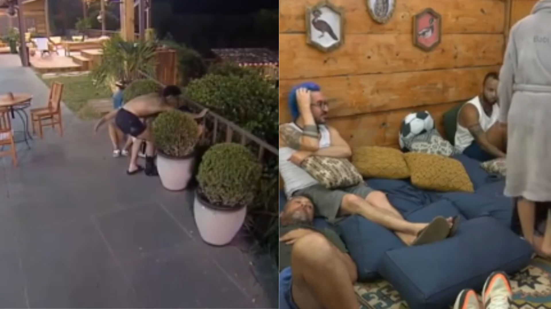 A Fazenda 16: Gizelly, Gui e Camila se escondem e ouvem conversa de grupo rival