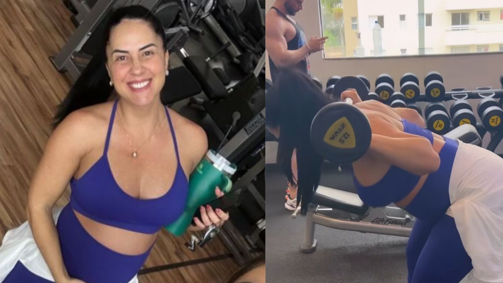 Grávida de 7 meses, Graciele Lacerda faz treino pesado com 25 kg: ‘Cuidando’