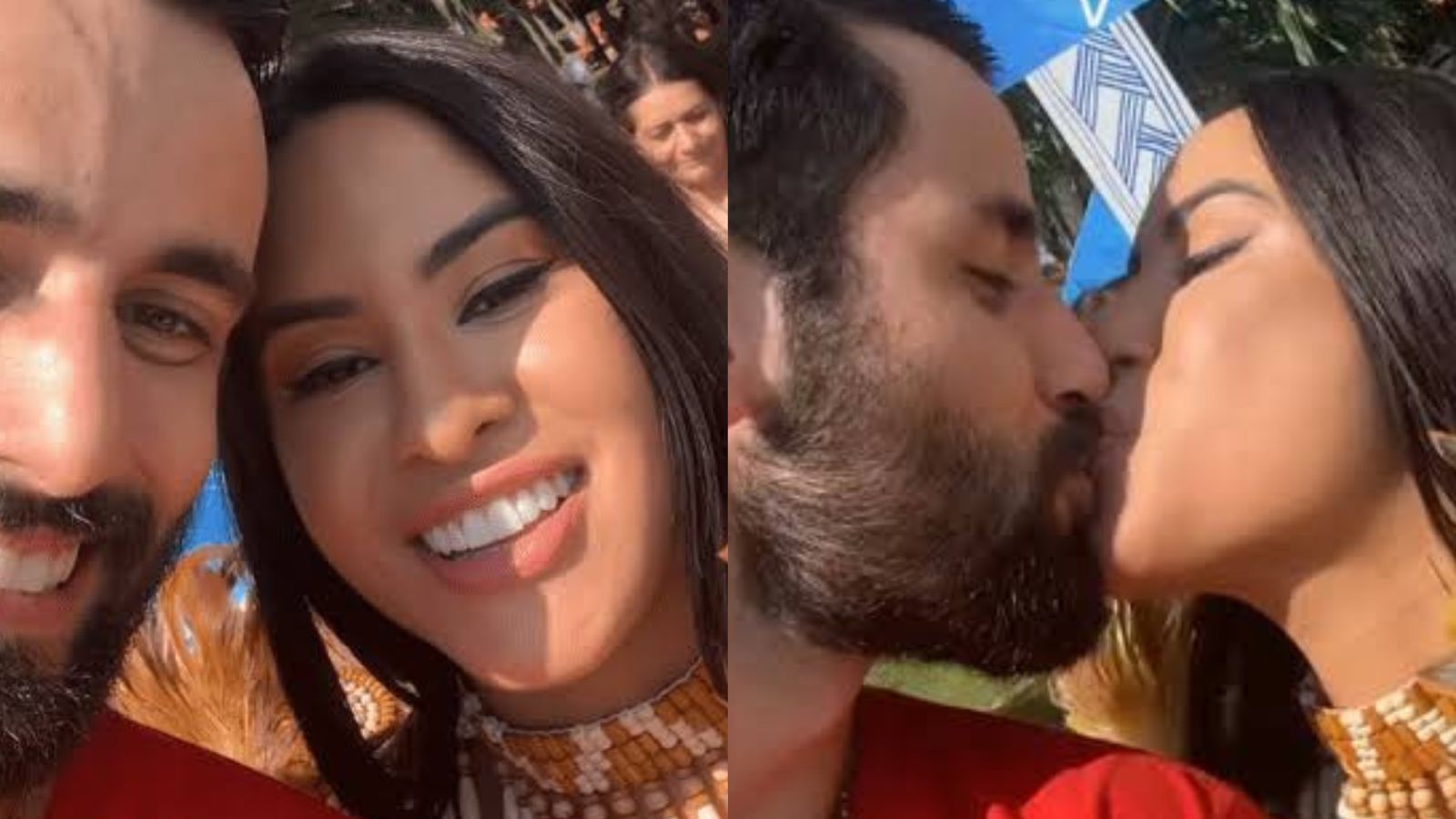 Grávidos? Isabelle e Matteus falam sobre suposta gestação: ‘Minha barriga’