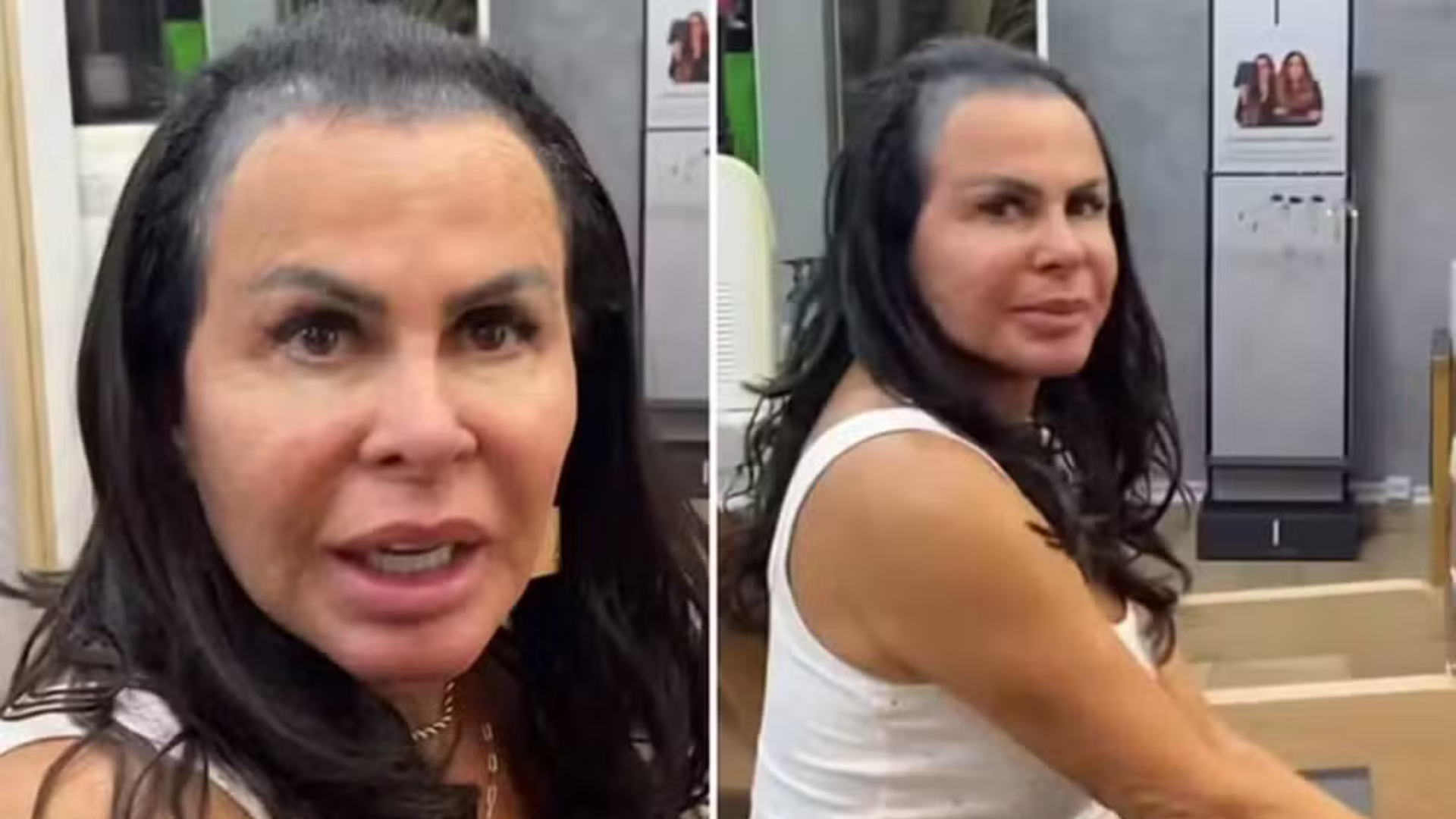Gretchen rebate comentários e esclarece condição de seu cabelo: ‘Vai cair tudo’