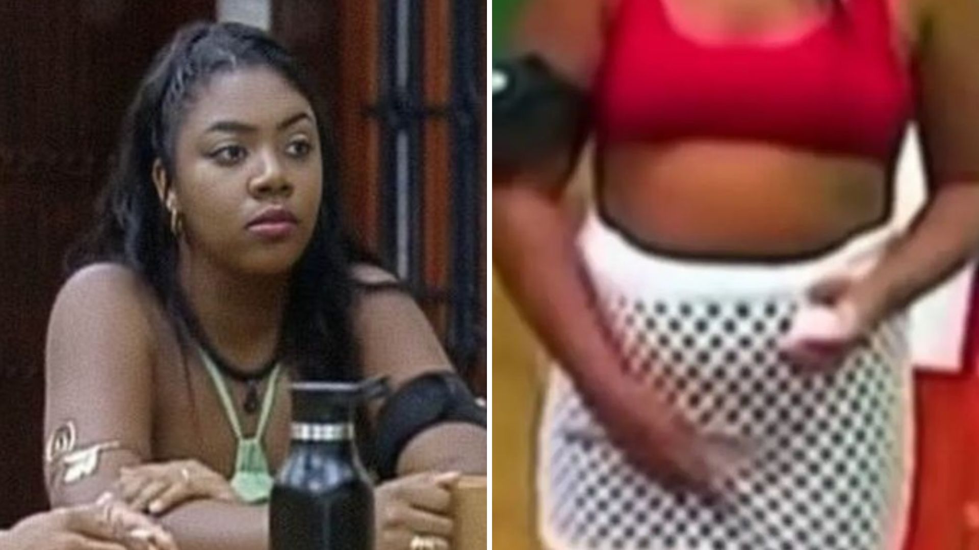Horas antes da eliminação, Raquel Brito reclamou de coceira incessante