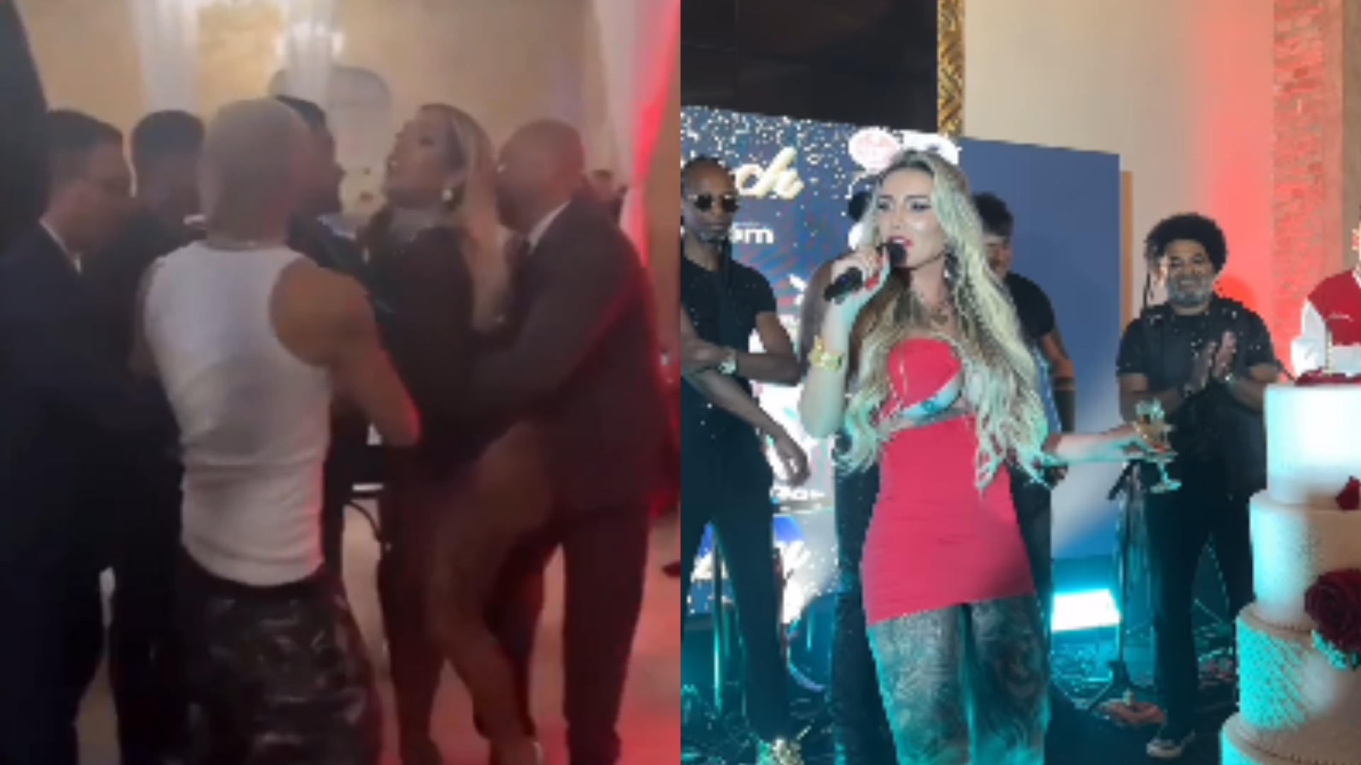 Quebra-pau! Festa de aniversário de Andressa Urach acaba em barraco e expulsão