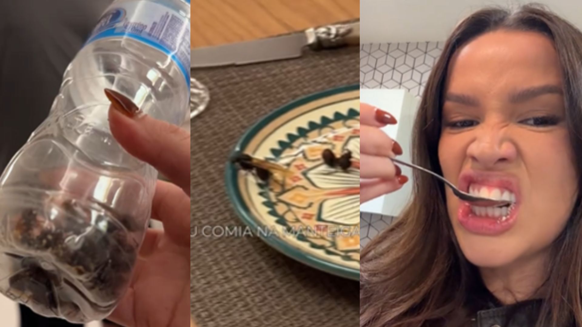 Nojo? Juliette mostra que é arretada e aparece comendo formiga gigante!
