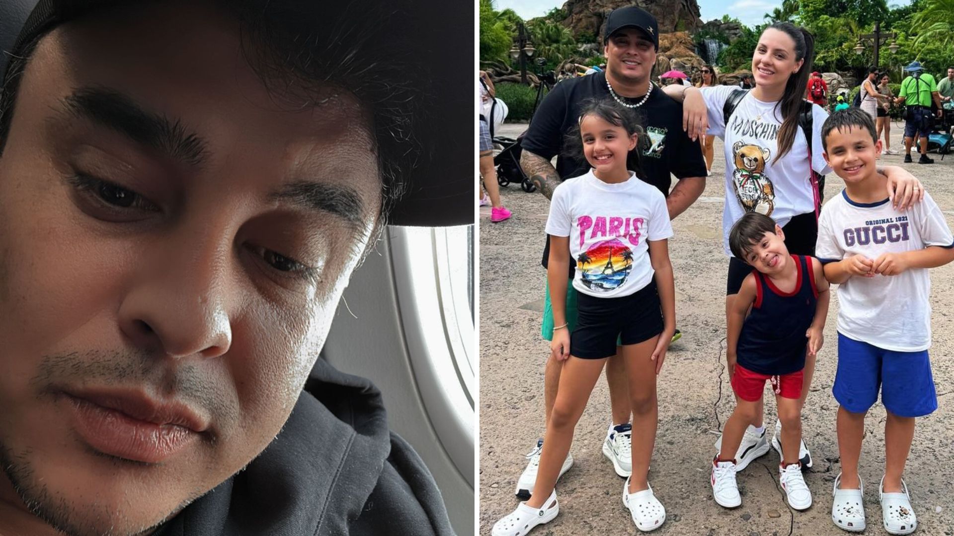 ‘Angústia’: Sertanejo Kauan fica preso por furacão no aniversário do filho