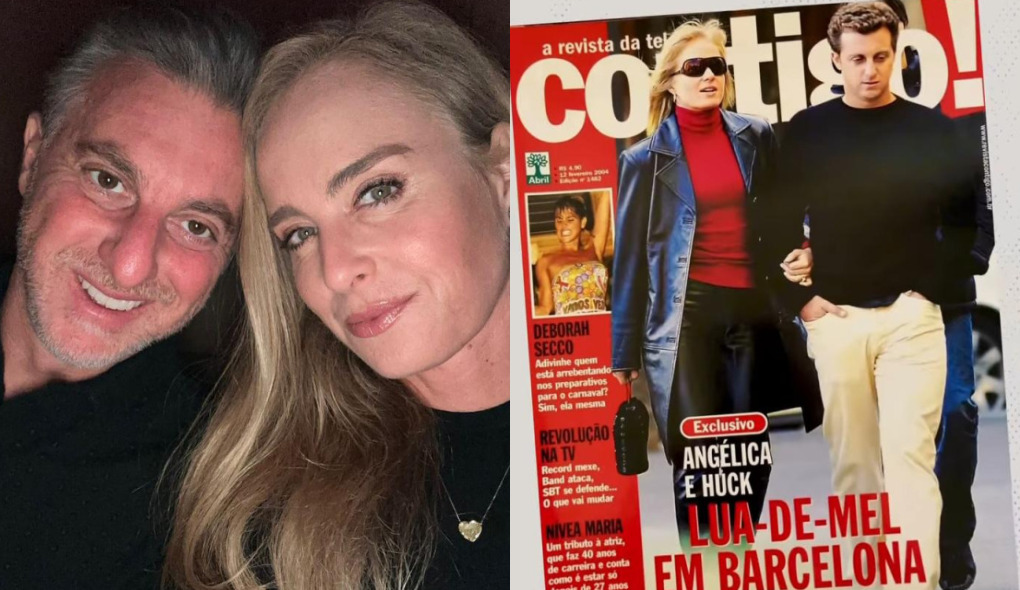 Luciano Huck relembra capa da Contigo que estampou seu romance com Angélica em primeira mão: ‘Melhor coisa’