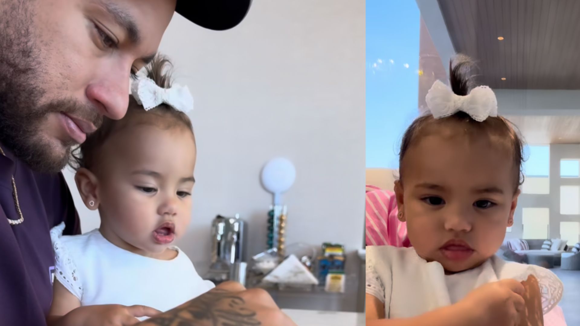 Filha de Neymar e Biancardi, Mavie diz suas primeiras palavras e encanta a web