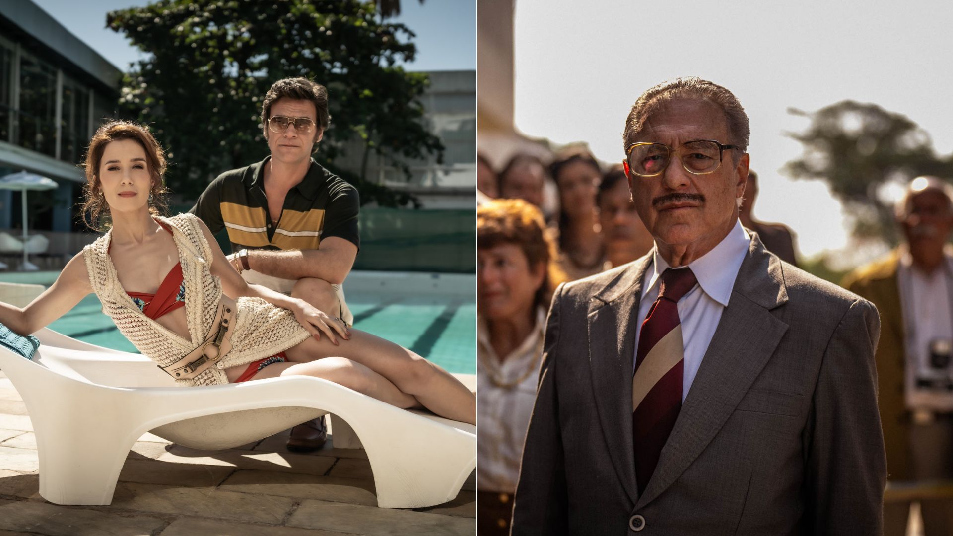 Minissérie sobre Ângela Diniz, com Marjorie Estiano, Emílio Dantas e Antonio Fagundes, ganha novas imagens