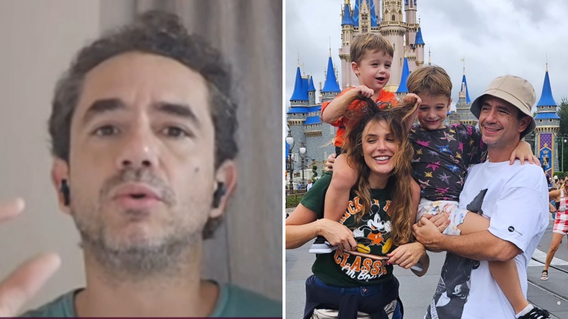 No ‘Mais Você’, Felipe Andreoli relata pânico com família em furacão nos EUA