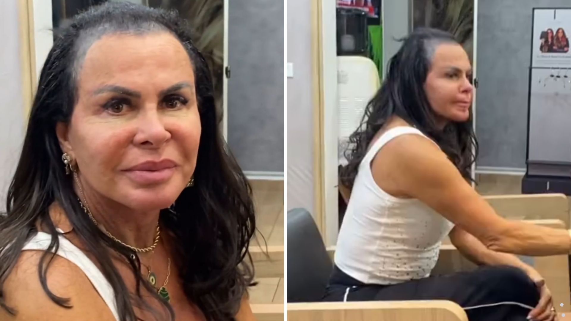 Gretchen se revolta com críticas após exibir falhas no cabelo: “Gostam da mentira”