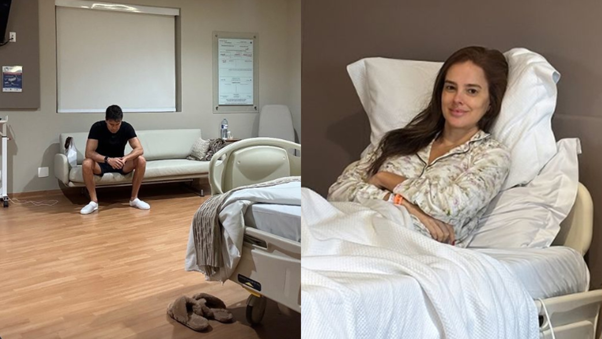 Rodrigo Faro atualiza estado da esposa durante cirurgia para retirar tumor: ‘Na fé’