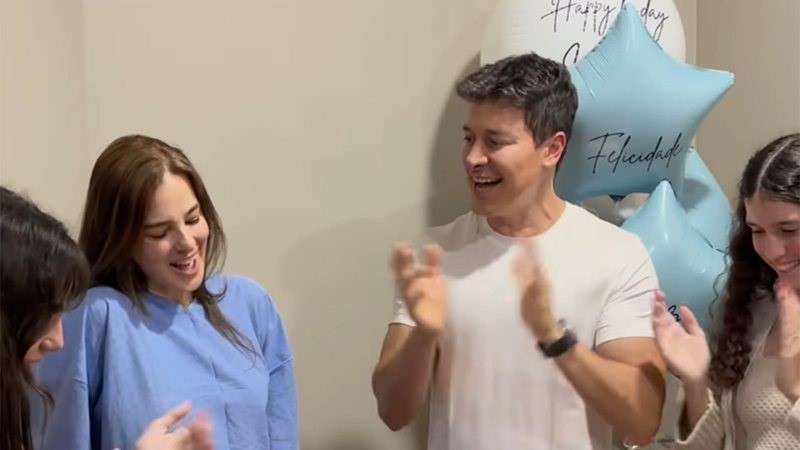 Rodrigo Faro emociona ao exibir ‘festinha’ de aniversário de Vera Viel no hospital
