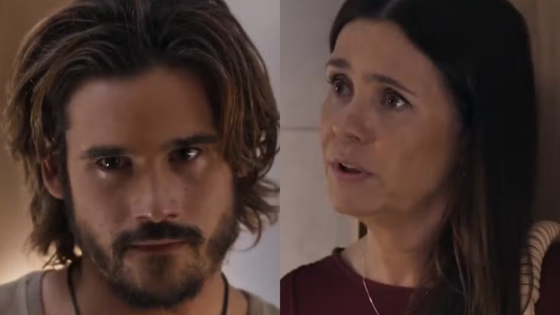 Em Mania de Você, Mércia tira a máscara de Luma para Rudá: ‘Tá te enganando’