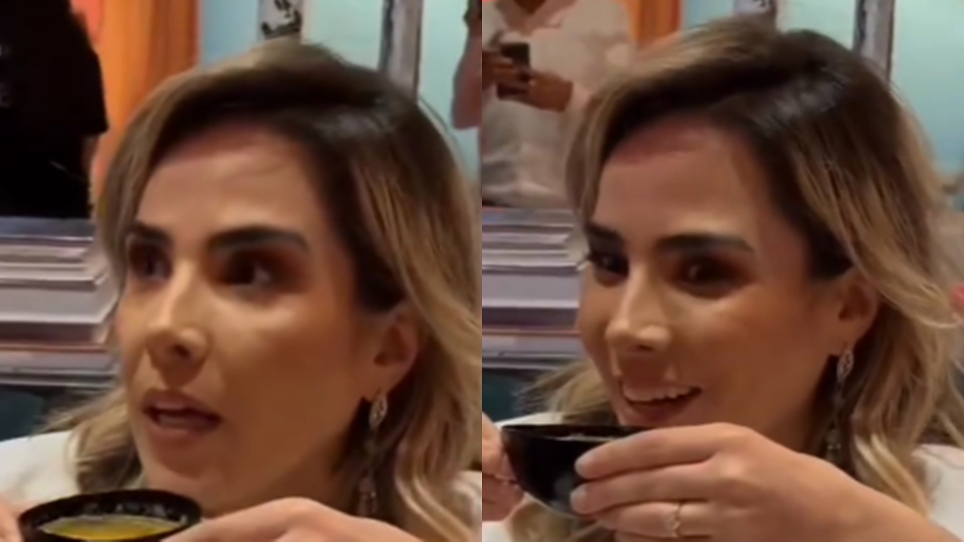 Wanessa Camargo não esconde choque ao provar tacacá vegano: ‘O que é isso’