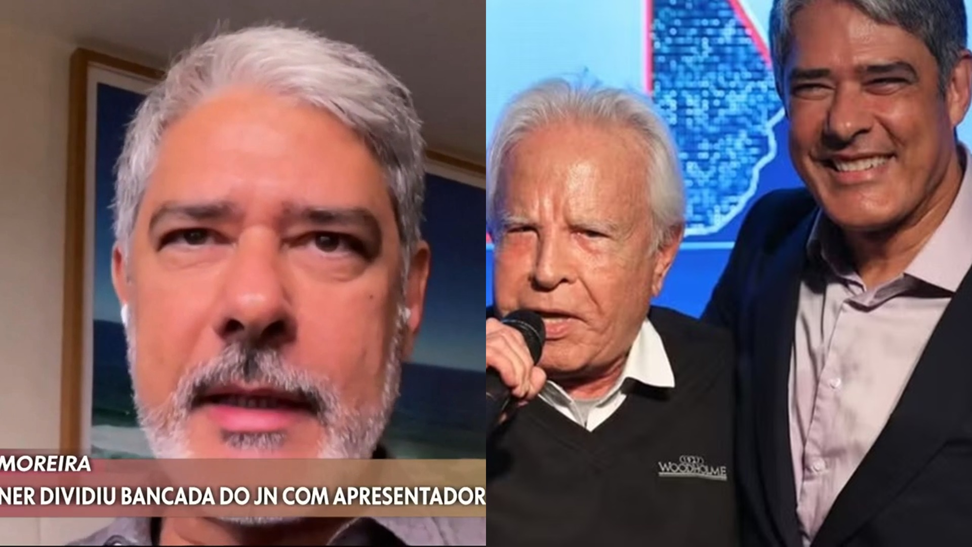William Bonner desabafa após morte de Cid Moreira e relembra bastidores: “Petrificado”