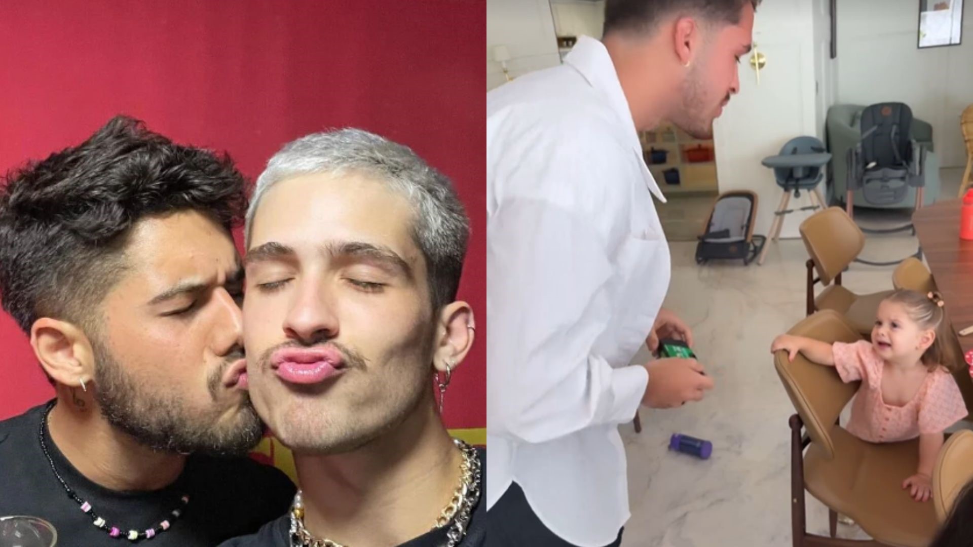 Zé Felipe grava João Guilherme brincando com Maria Flor e se declara