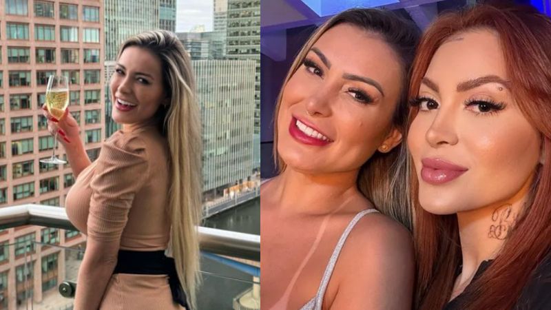 A fila andou! Andressa Urach assume namoro com influenciadora: ‘Homem é pra sentar’
