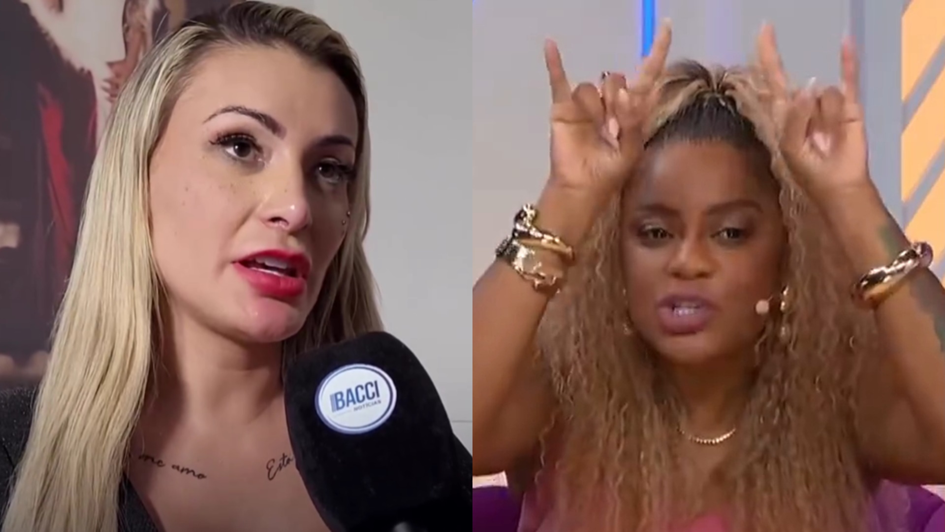 Andressa Urach massacra Cariúcha após críticas: ‘ Tem o passado tão sujo quanto o meu’