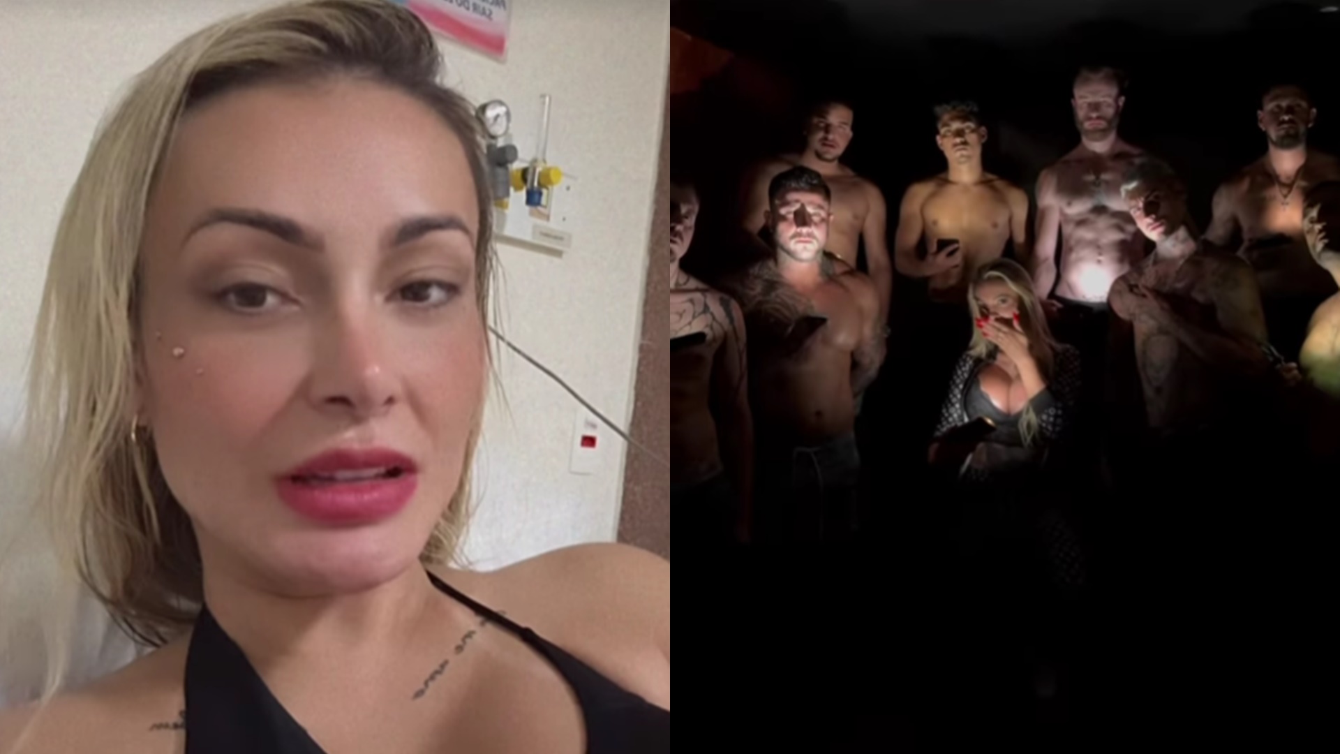 Andressa Urach detalha saúde após internação por gravar com 8 homens: ‘Quase morri’