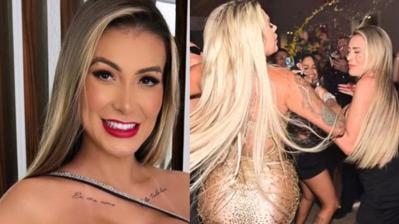 Andressa Urach se pronuncia sobre agressão e revela: ‘Poderia ter ficado cega’