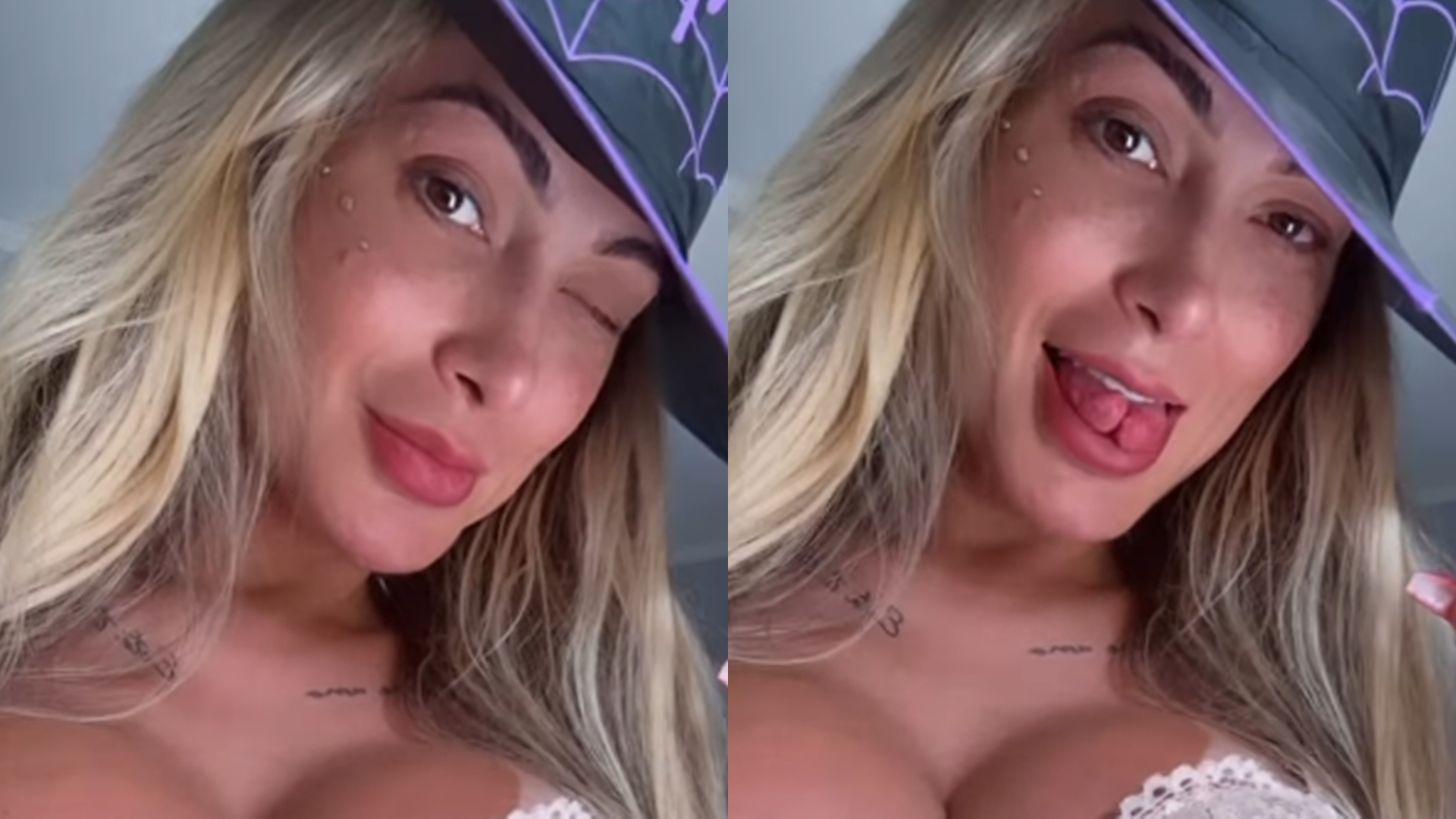 Andressa Urach se fantasia de bruxa sexy e vira piada: ‘Halloween foi quinta’