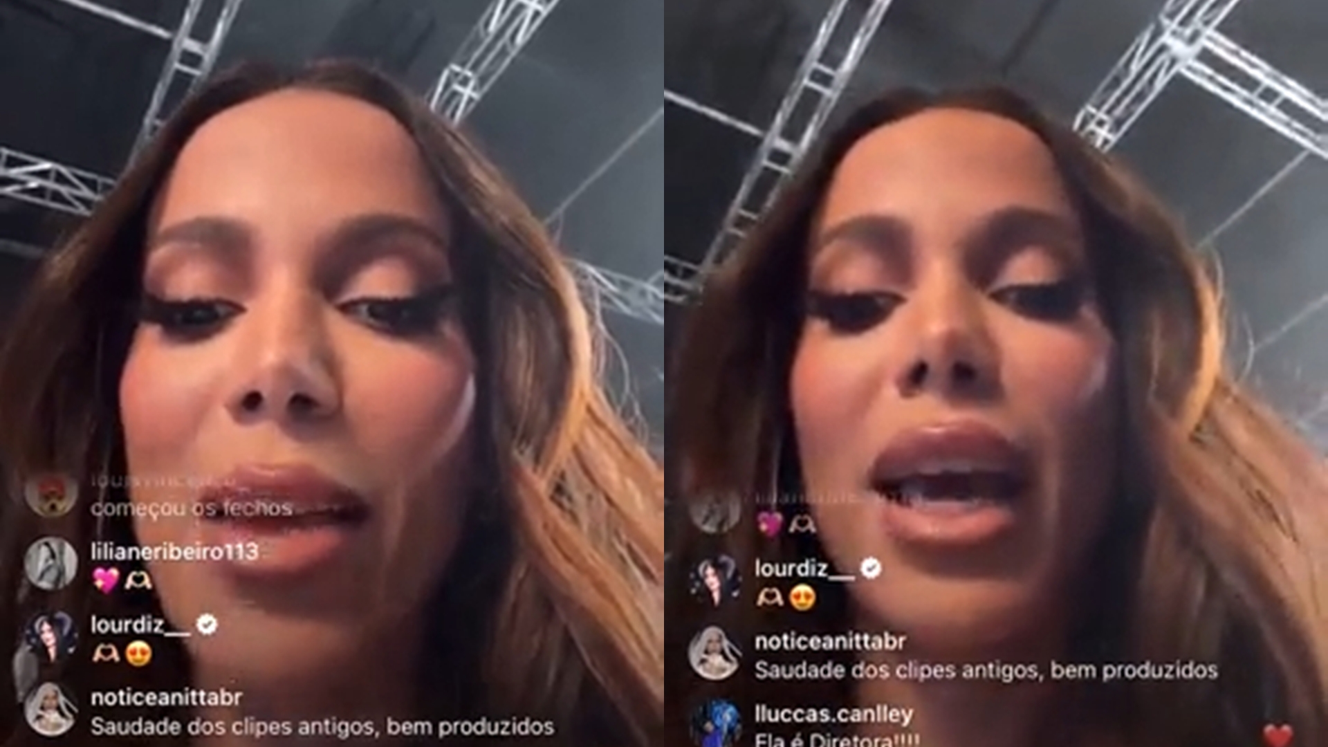 Anitta se revolta com fã ao ter trabalho atacado em live: ‘Custou uma coxinha’